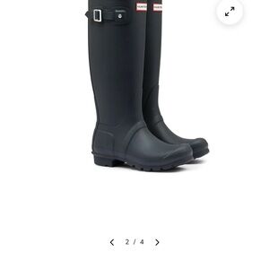 Hunter Women’s Navy Tall Rain Boots